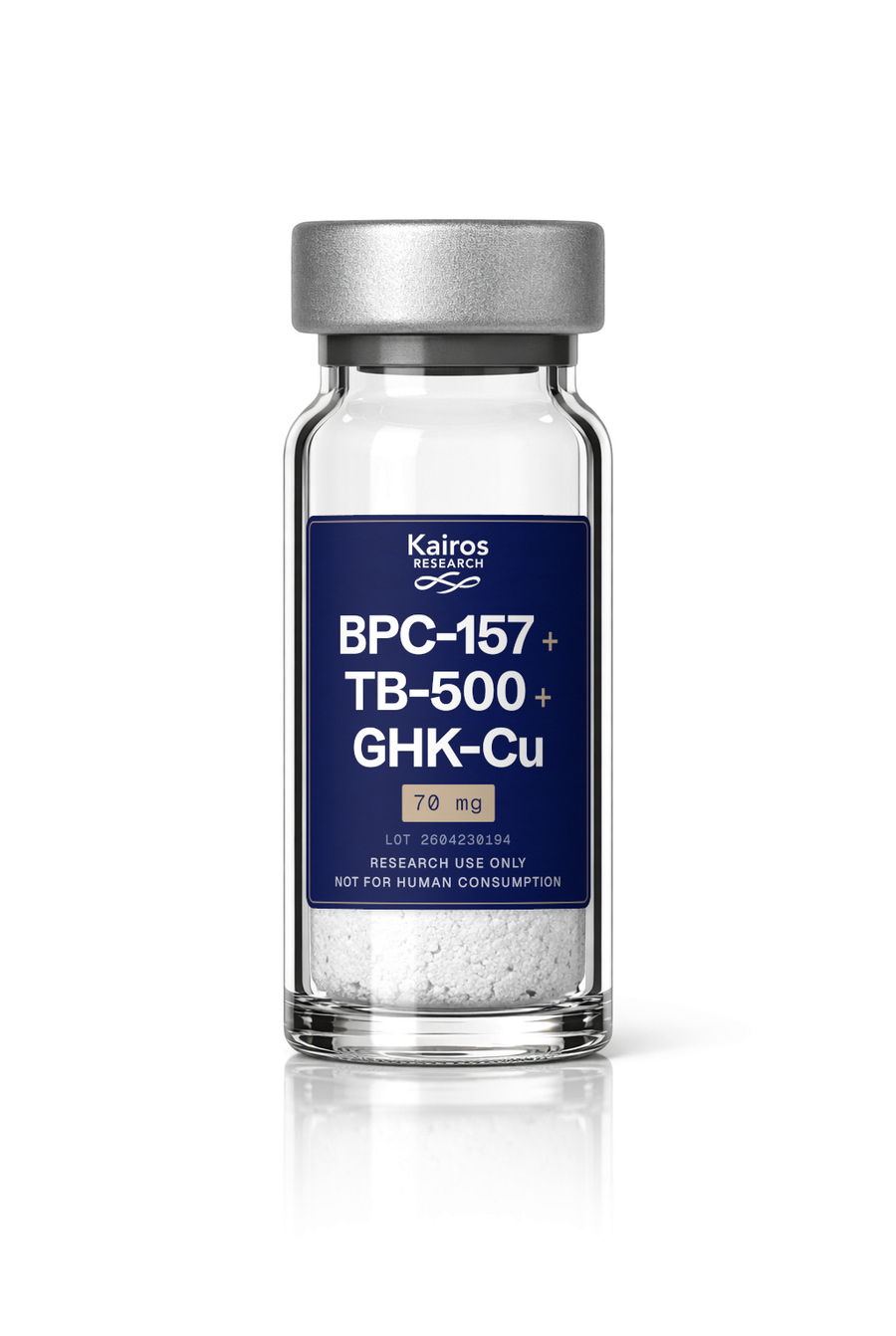 BPC-157 + TB-500 + GHK-Cu, 70 mg